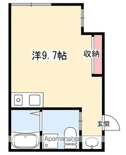 アペイロンナギサ【2階】の間取り