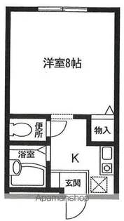 シャルムハイツ【205号室号室】の間取り