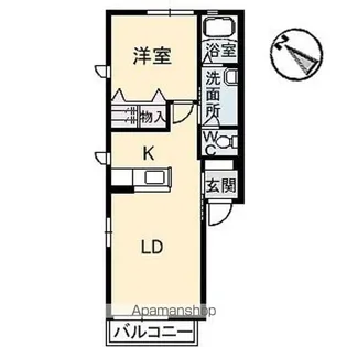 カーサ・シオネ【1階】の間取り
