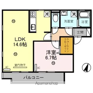 夢咲きの里 A【2階】の間取り