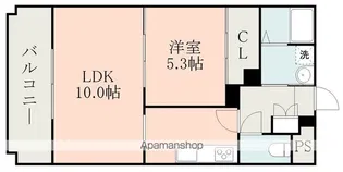 エルフィナ八王寺 B棟【6階】の間取り