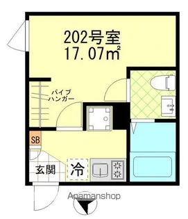 リバティー戸越公園【2階】の間取り