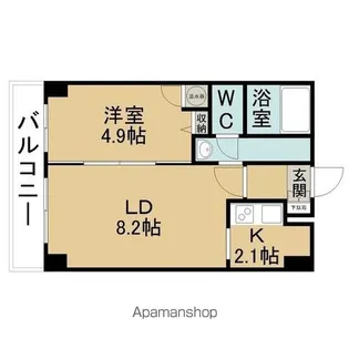 アルページュ【2階】の間取り