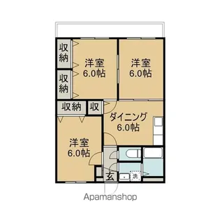 ロイヤルハイツ【201号室】の間取り