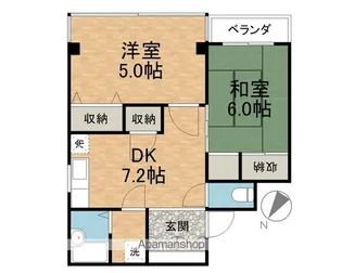 メゾン・ウィステリア【205号室】の間取り