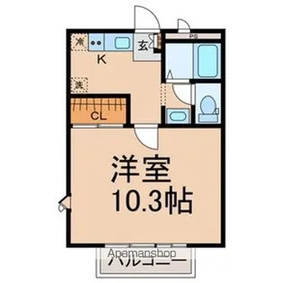 カーサセレーノ【201号室号室】の間取り