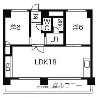 三洋ビル【502号室】の間取り
