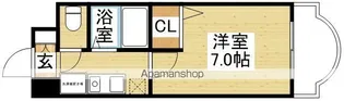 ローズコーポ西中島【2階】の間取り