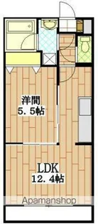 エルマーノI【103号室】の間取り