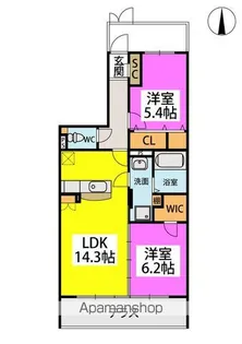 テラフォルトゥーナ【1階】の間取り