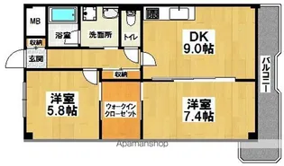 南海グランドコート我孫子【4階】の間取り