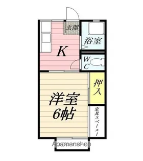 山王ハイツA【2階】の間取り