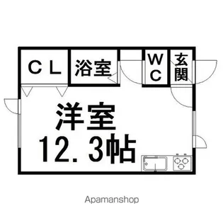 メゾン花園【203号室】の間取り