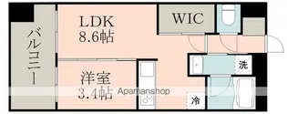 セントラルカーサ天文館【13階】の間取り