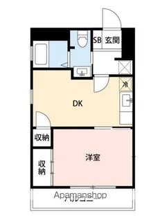 二葉ビル【8階】の間取り