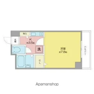 ロイヤルピジョン八田【8階】の間取り