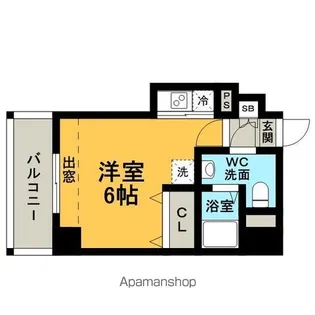 エステートモア・イーストパーク【6階】の間取り