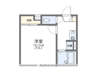 レオパレス三綱【2階】の間取り