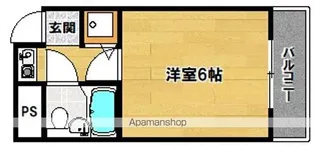 シャルマンフジ津久野弐番館【1階】の間取り