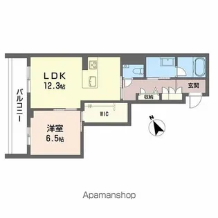 シャーメゾン下荒田【3階】の間取り