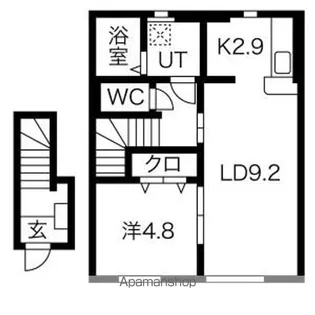 MAISON DE LIBERTE(メゾン・ド・リベルテ)【2階】の間取り