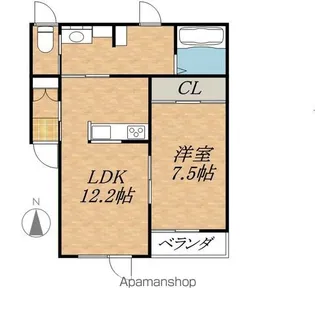 GRAND OAK−Ⅲ【2階】の間取り