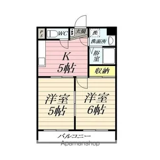 ハイツ綾瀬【3階】の間取り