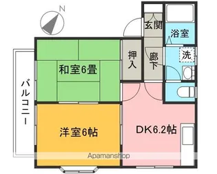 ハイム斉藤【1階】の間取り