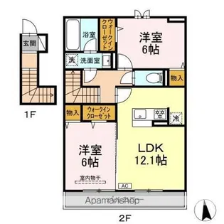 RUF【2階】の間取り