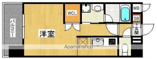プライムアーバン博多東【10階】の間取り