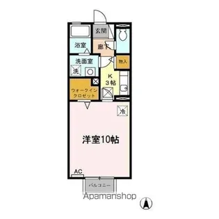 リビングタウンかじま台Ⅱ A【2階】の間取り