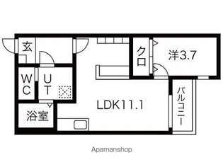 STORIA日比野【3階】の間取り