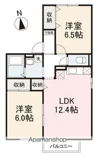 アルトピア【201号室】の間取り