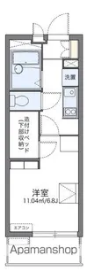 レオパレスエクセル ケンⅢ【1階】の間取り
