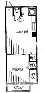 北島マンション【5階】の間取り