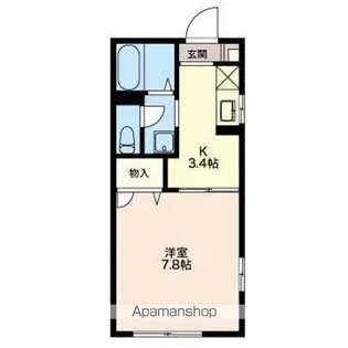 アークフラッティ【2階】の間取り