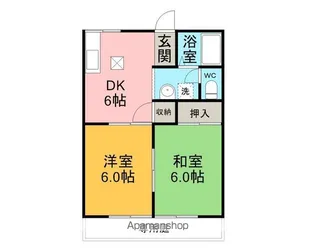 TAKEⅡ【2階】の間取り