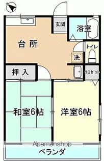 シティハイムひまわり【103号室】の間取り