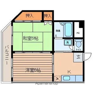 エステカーサ藤沢本町【4階】の間取り