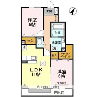 フジレスト【1階】の間取り
