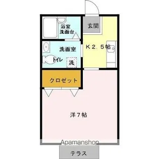 メゾンドノア【2階】の間取り