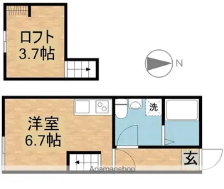 CORTILE金山(コルティーレカナヤマ)【1階】の間取り