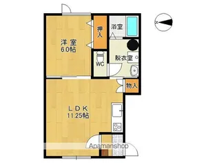 クレスト①【22号室】の間取り