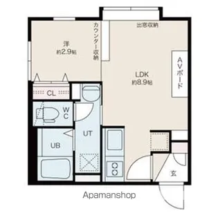 ムーンボー【2階】の間取り