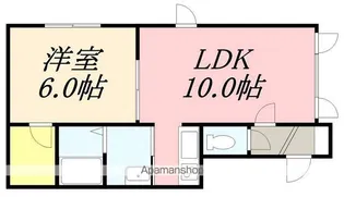 M.K RESIDENCEⅡ(MKレジデンスⅡ)【A号室】の間取り