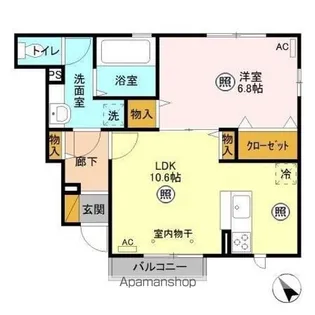 ソラーレ【1階】の間取り