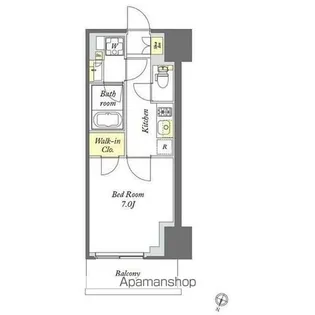 プライムメゾン千葉新町【5階】の間取り