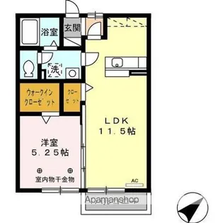 ヴィラ B棟【2階】の間取り