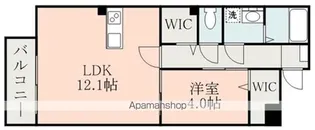 ハイムセラ嘉島【4階】の間取り