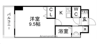 プログレス八乙女【4階】の間取り